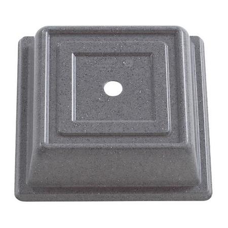 CAMBRO 10 in Versa Camcover® Gray Square Plate Cover 978SFVS191